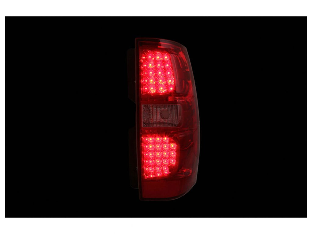 Anzo 2007-2013 Chevrolet Avalanche LED Taillights Red/Clear