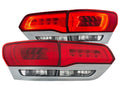 Anzo 2014-2015 Jeep Grand Cherokee LED Taillights Red/Clear