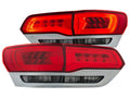 Anzo 2014-2015 Jeep Grand Cherokee LED Taillights Red/Smoke