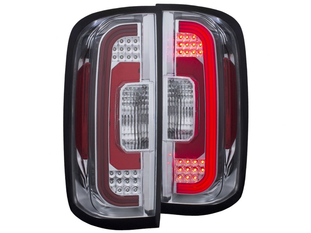 Anzo 15-17 Chevrolet Colorado LED Taillights Chrome