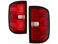 Anzo 2014-2018 Chevy Silverado 1500 LED Taillights Red/Clear