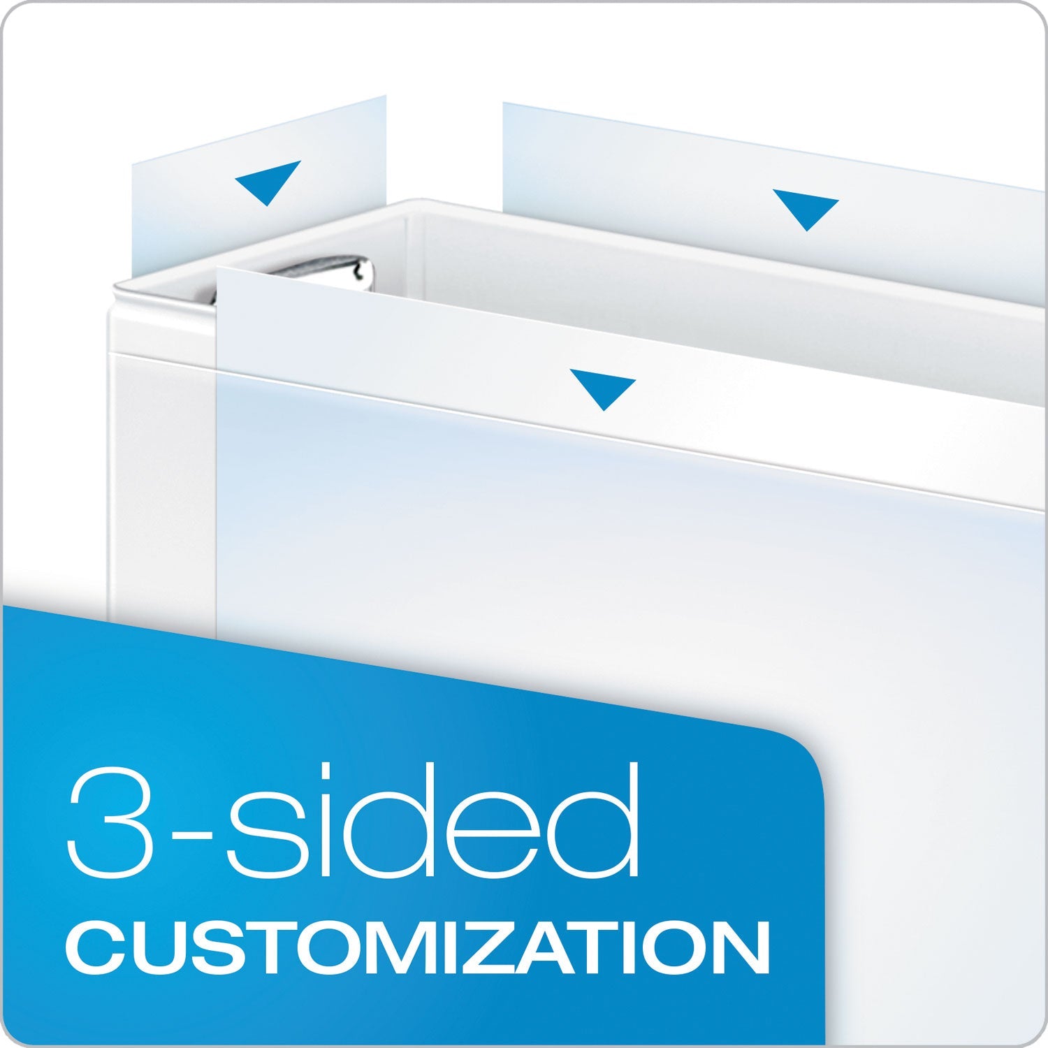 Cardinal Premier Easy Open ClearVue Locking Round Ring Binder, 3 Rings, 1.5" Capacity, 11 x 8.5, Black