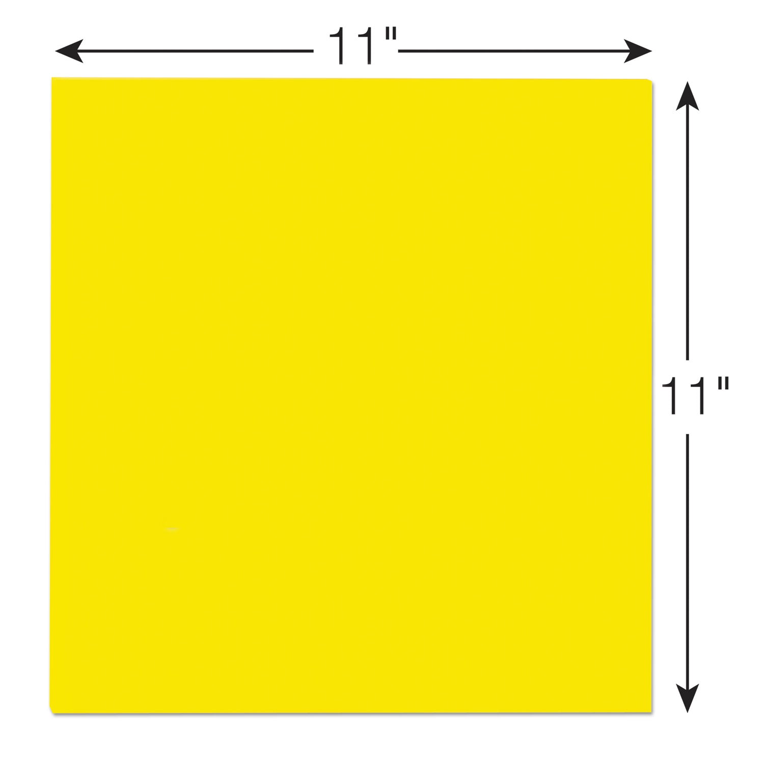 Post-it Big Notes, Unruled, 11 x 11, Yellow, 30 Sheets