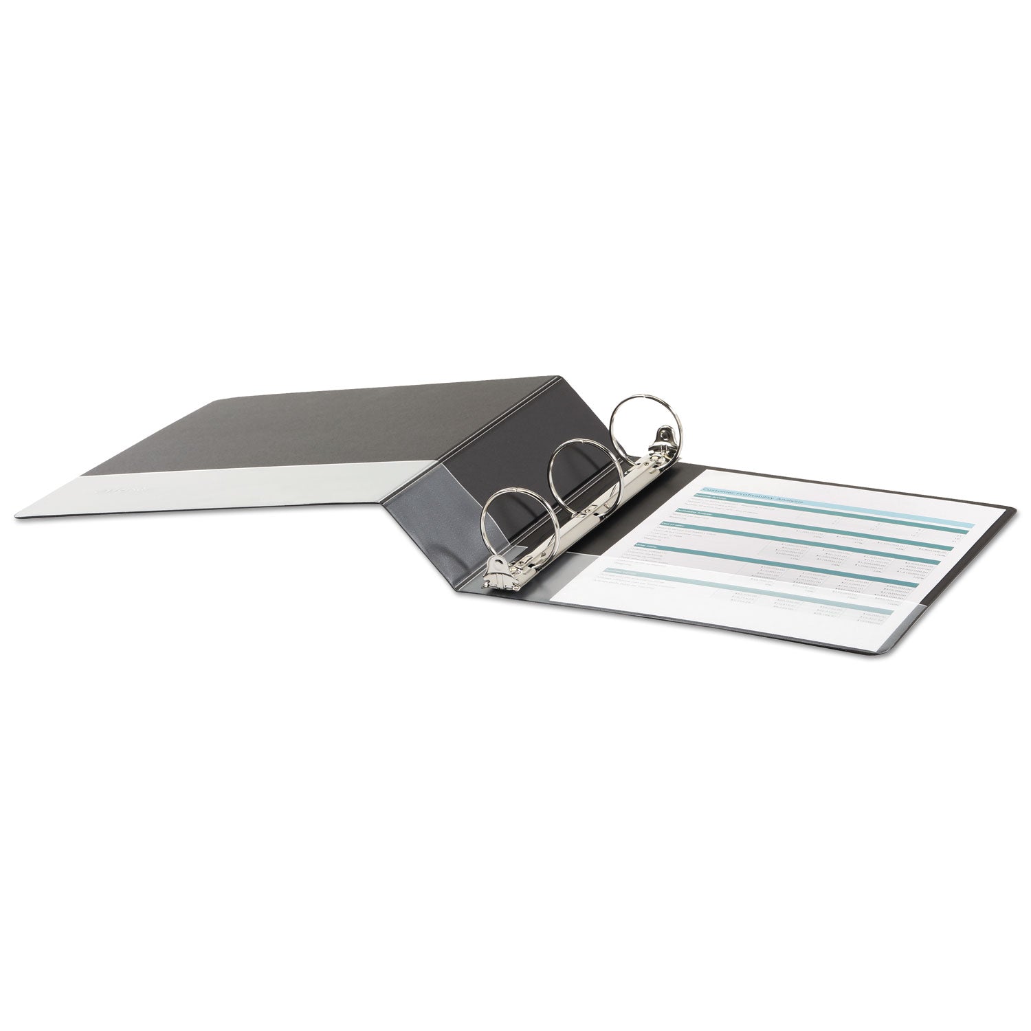 Universal Economy Non-View Round Ring Binder, 3 Rings, 2" Capacity, 11 x 8.5, Black