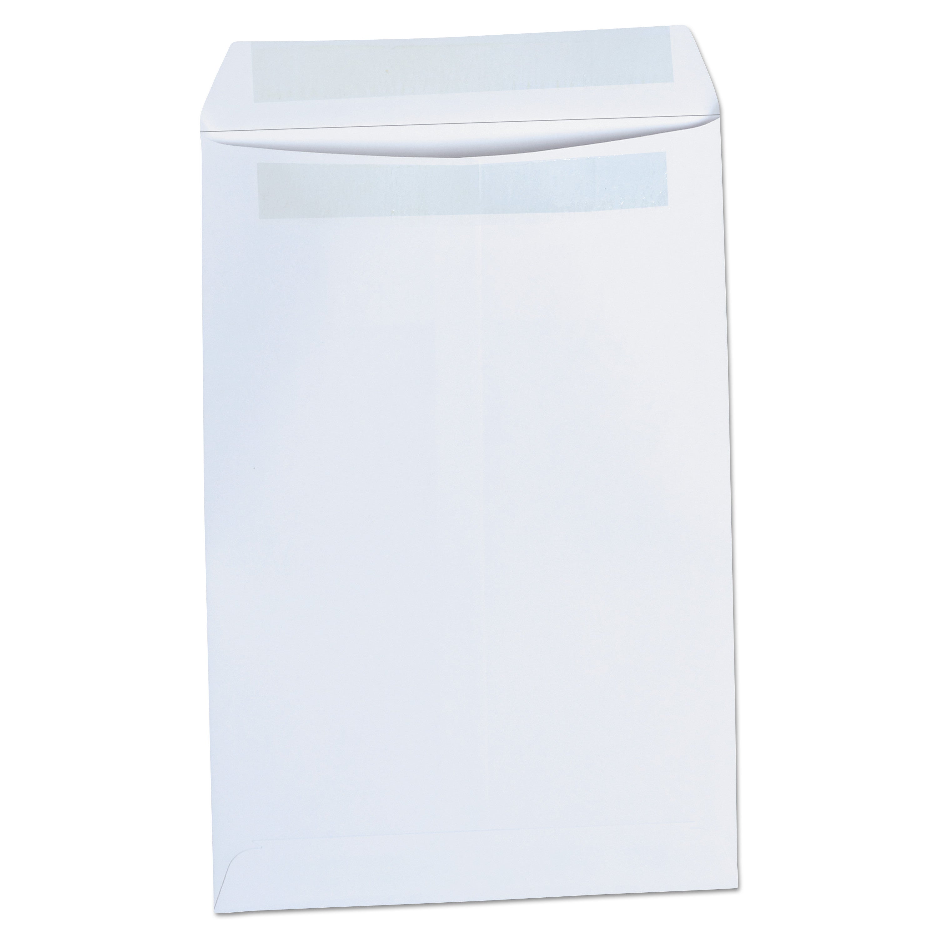 Universal Self-Stick Open End Catalog Envelope, #1, Square Flap, Self-Adhesive Closure, 6 x 9, White, 100/Box