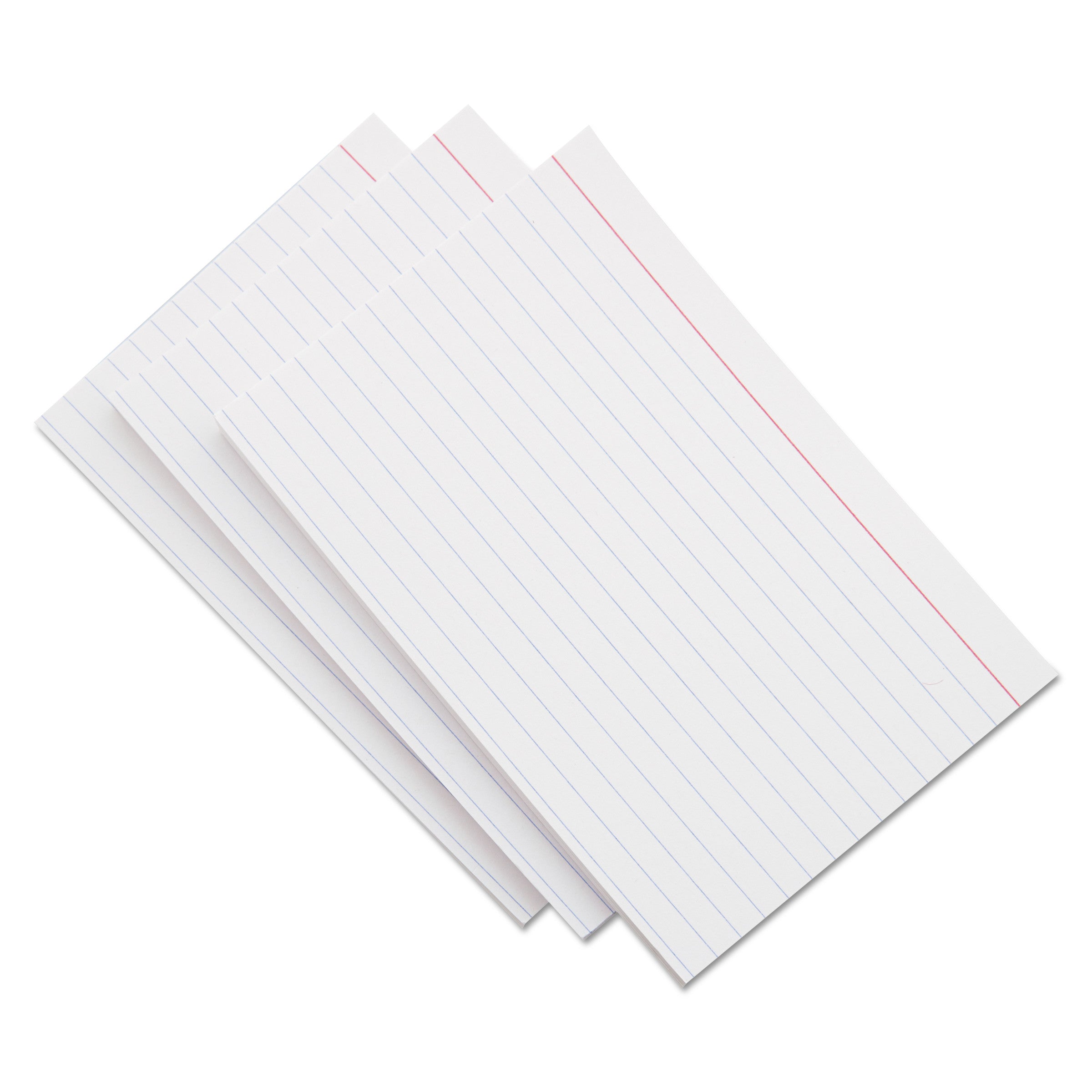 Universal Ruled Index Cards, 3 x 5, White, 500/Pack