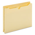 Universal Economical Manila File Jackets, Straight Tab, Letter Size, Manila, 50/Box