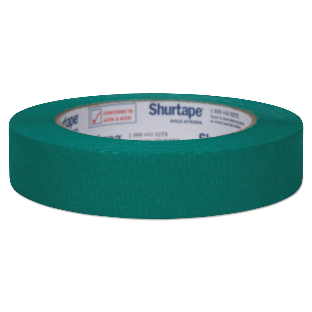 Duck Color Masking Tape, 3" Core, 0.94" x 60 yds, Green