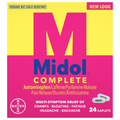 Midol Complete Menstrual Pain Relief Caplets (24 ct)
