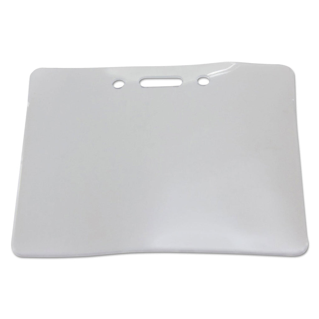SICURIX Sicurix Proximity Badge Holder, Horizontal, 4w x 3h, Clear, 50/Pack