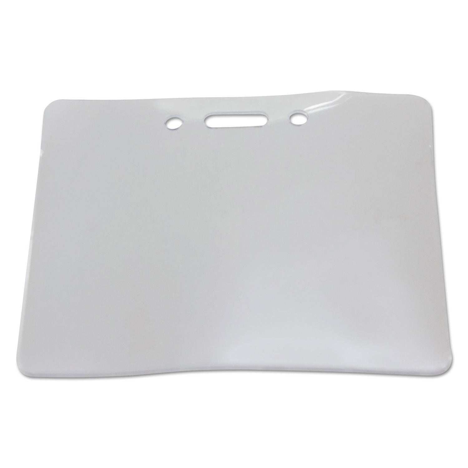 SICURIX Sicurix Proximity Badge Holder, Horizontal, 4w x 3h, Clear, 50/Pack