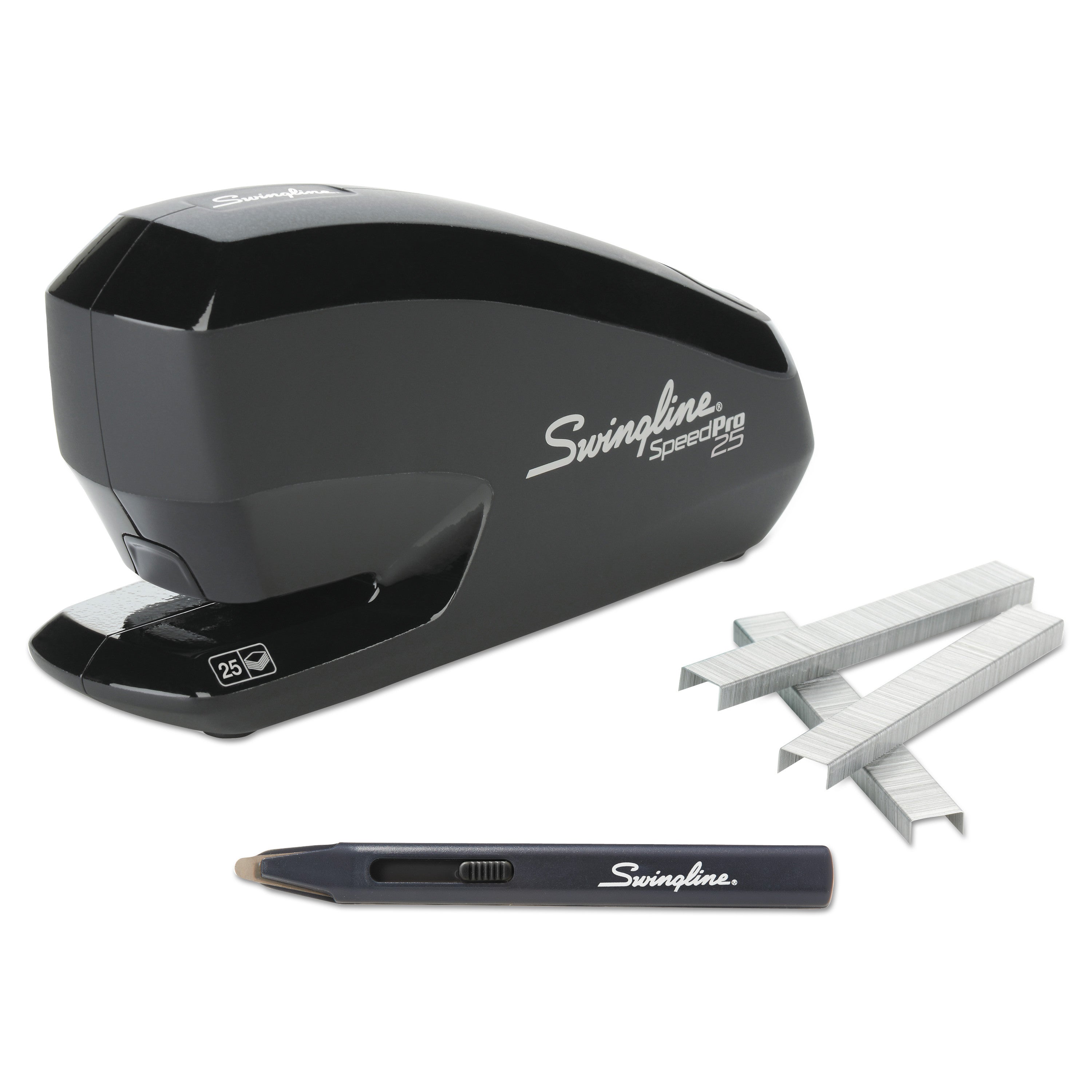 Swingline Speed Pro 25 Electric Staplers Value Pack , 25-Sheet Capacity, Black