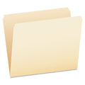 Pendaflex Manila File Folders, Straight Tabs, Letter Size, 0.75" Expansion, Manila, 100/Box