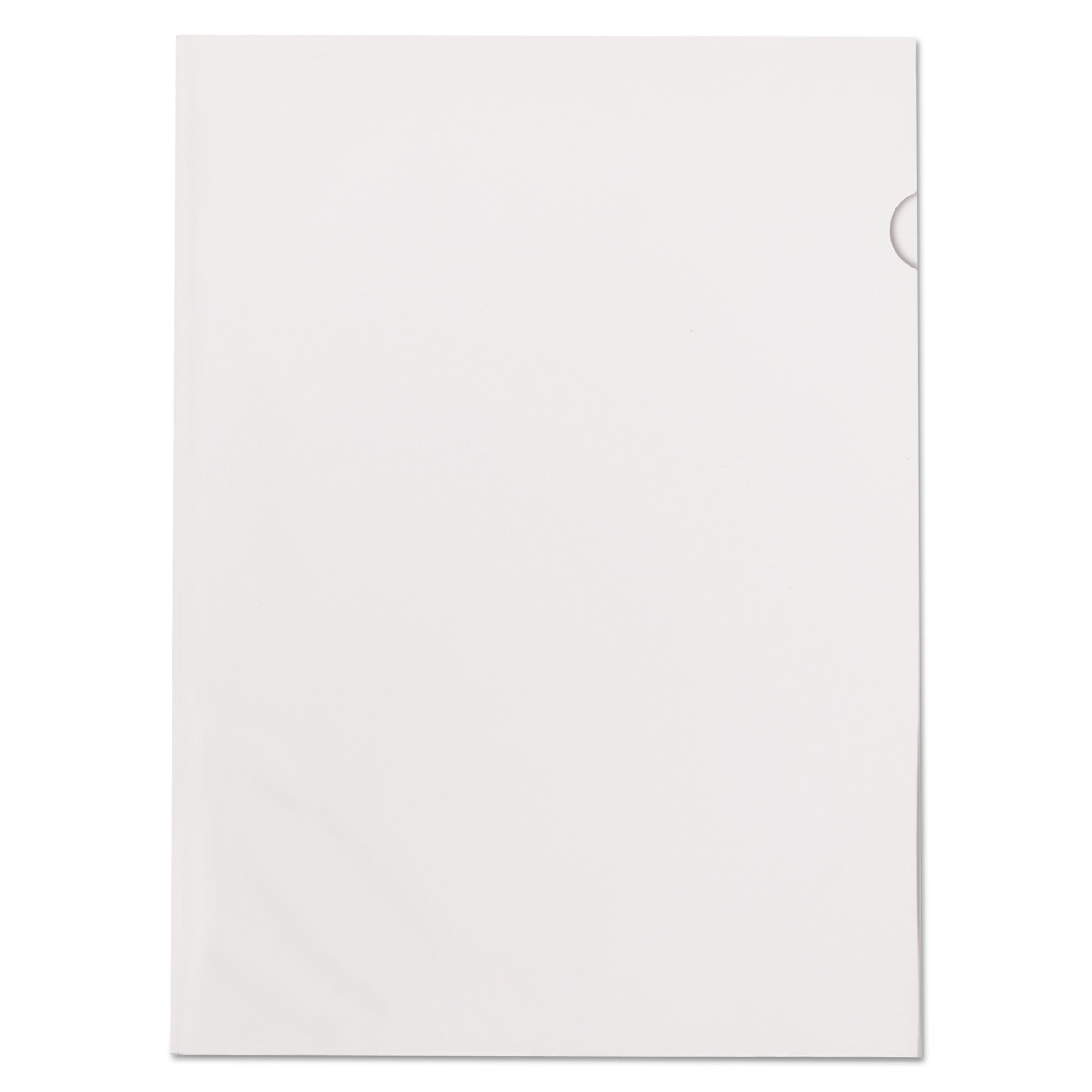 Pendaflex Poly Color Transparent File Jackets, Letter Size, Clear, 50/Box