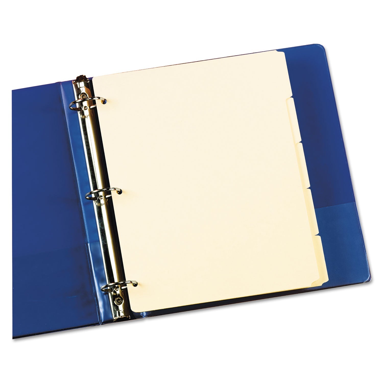 Oxford Write-On Tab Dividers, 5-Tab, 11 x 8.5, Manila, 20 Sets