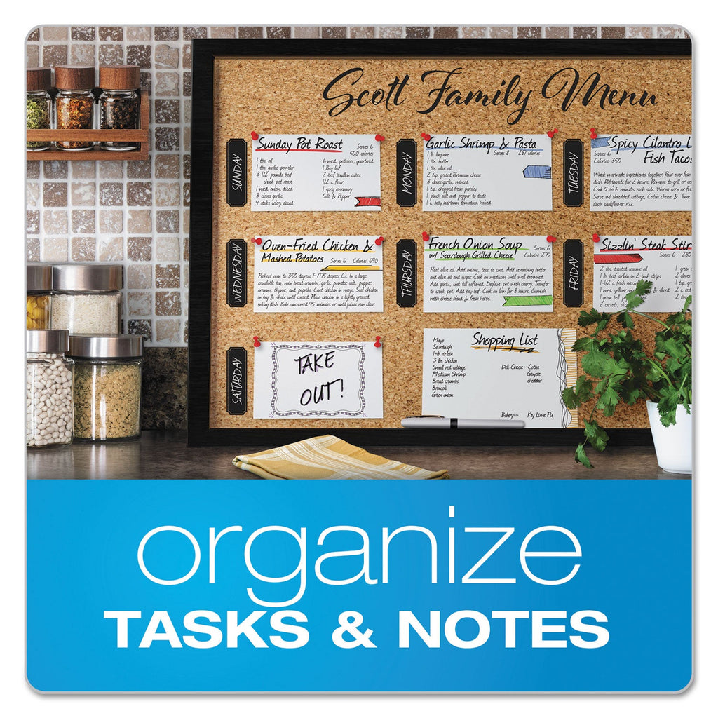 Oxford Unruled Index Cards, 5 x 8, White, 100/Pack