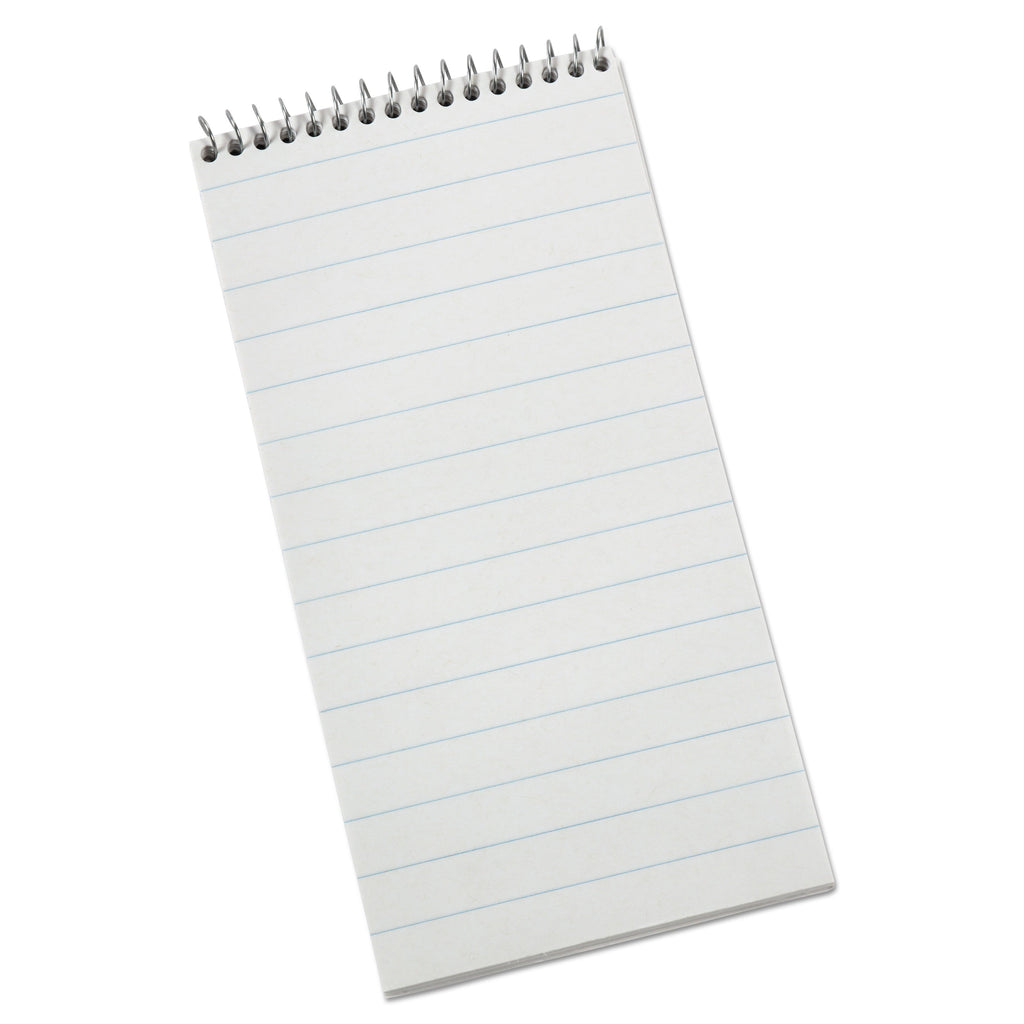 Ampad Earthwise by Ampad Recycled Reporter's Notepad, Pitman Rule, White Cover, 70 White 4 x 8 Sheets