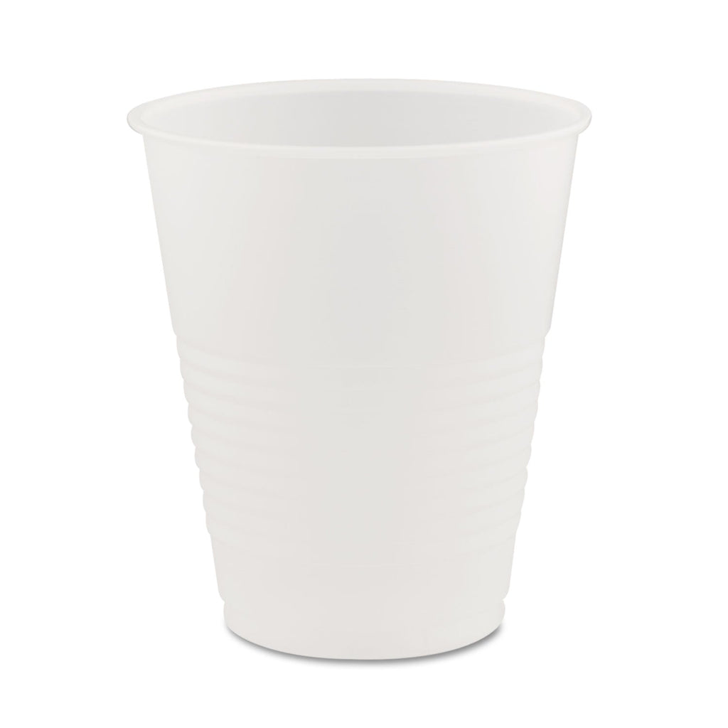 Dart High-Impact Polystyrene Squat Cold Cups, 12 oz, Translucent, 50/Pack