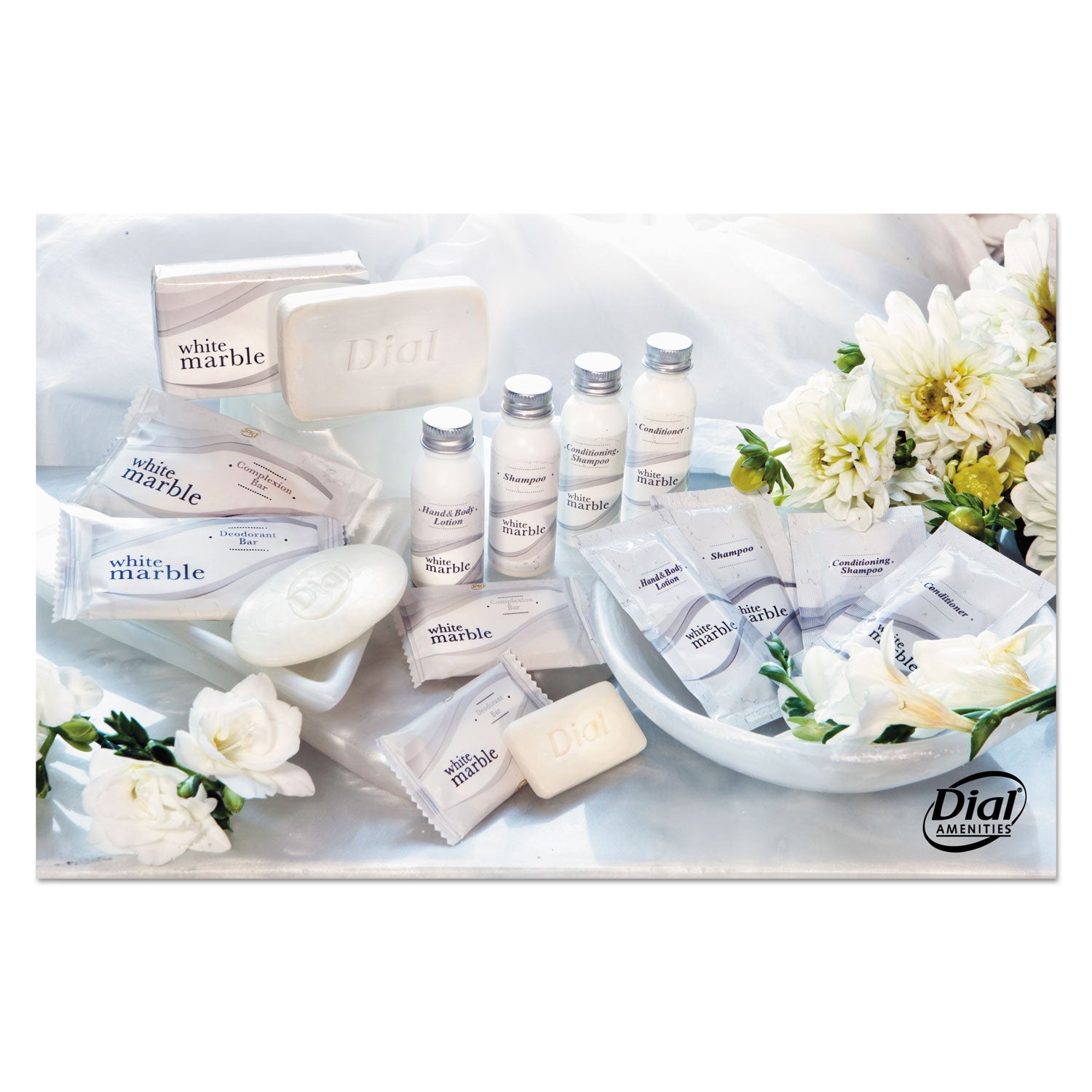 Dial Amenities Deodorant Soap, Pleasant Scent, # 1 1/2 Individually Wrapped Bar, 500/Carton