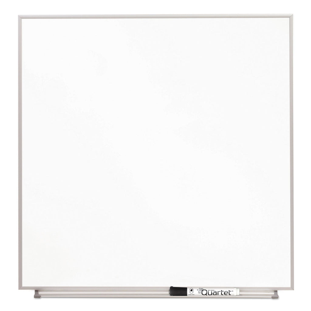 Quartet Matrix Magnetic Boards, Painted Steel, 23 x 23, White, Aluminum Frame