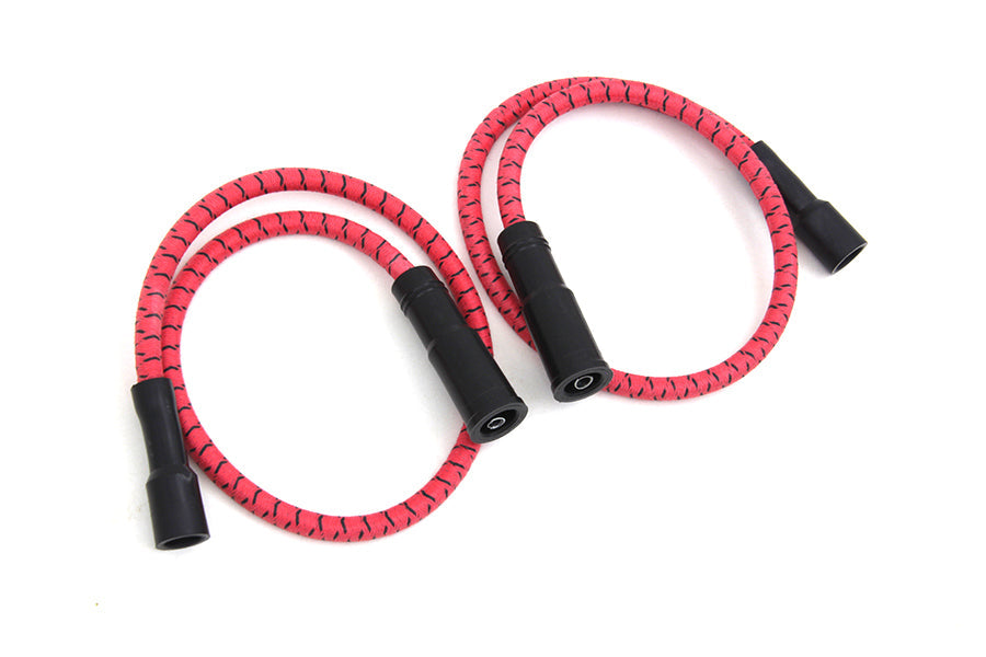 Sumax Red with Black Tracer 7mm Spark Plug Wire Set