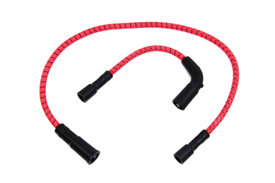 Sumax Red with Black Tracer 7mm Spark Plug Wire Set