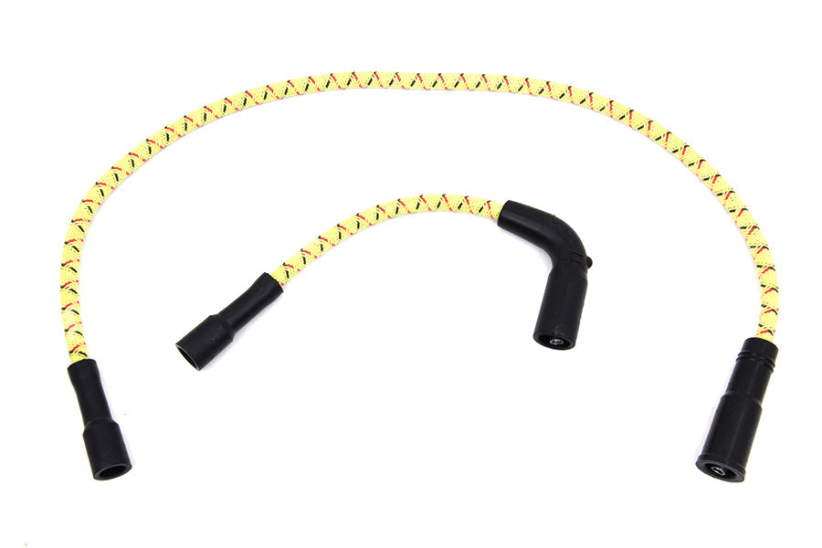 Sumax Yellow with Black & Red Tracer 7mm Spark Plug Wire Set