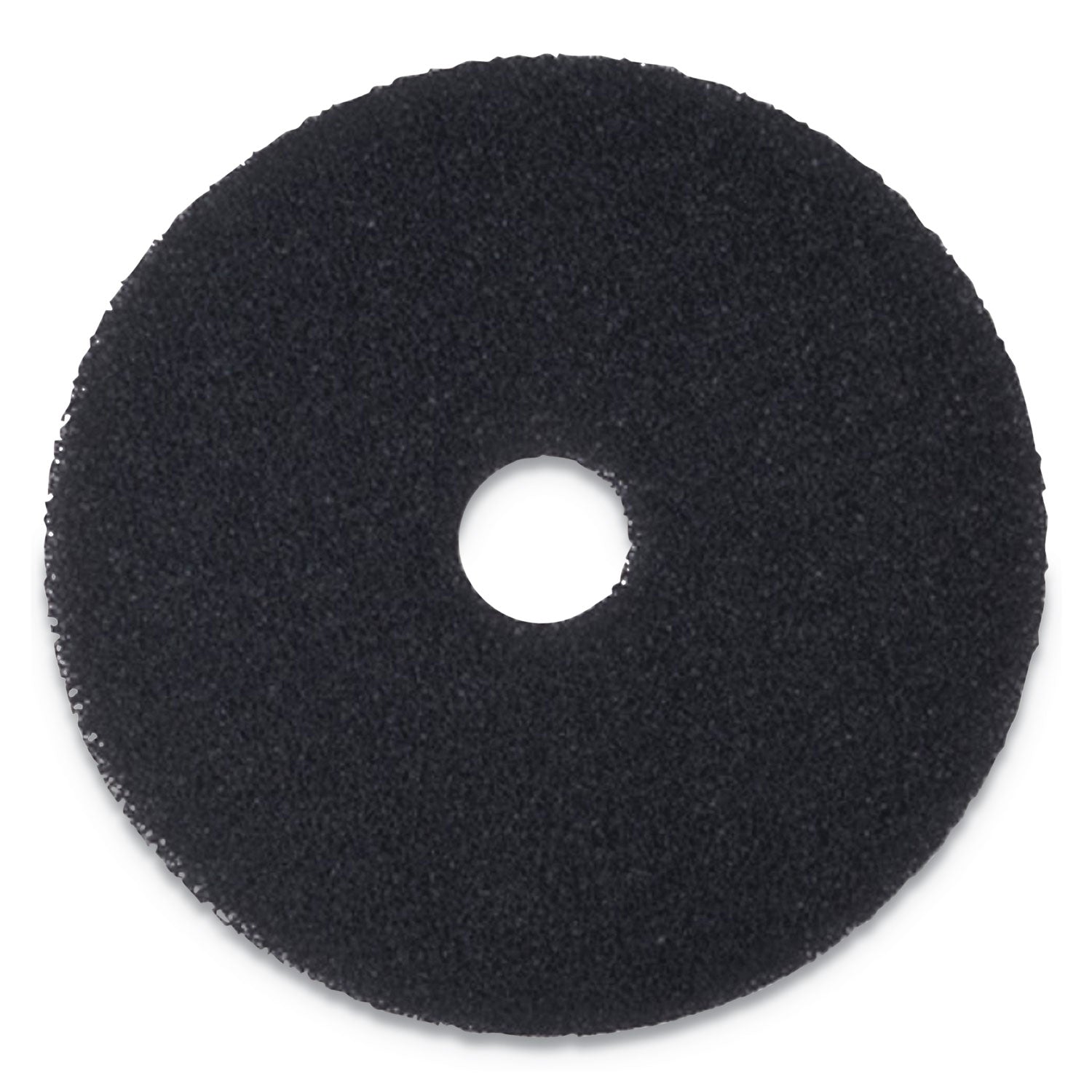 Boardwalk Stripping Floor Pads, 21" Diameter, Black, 5/Carton