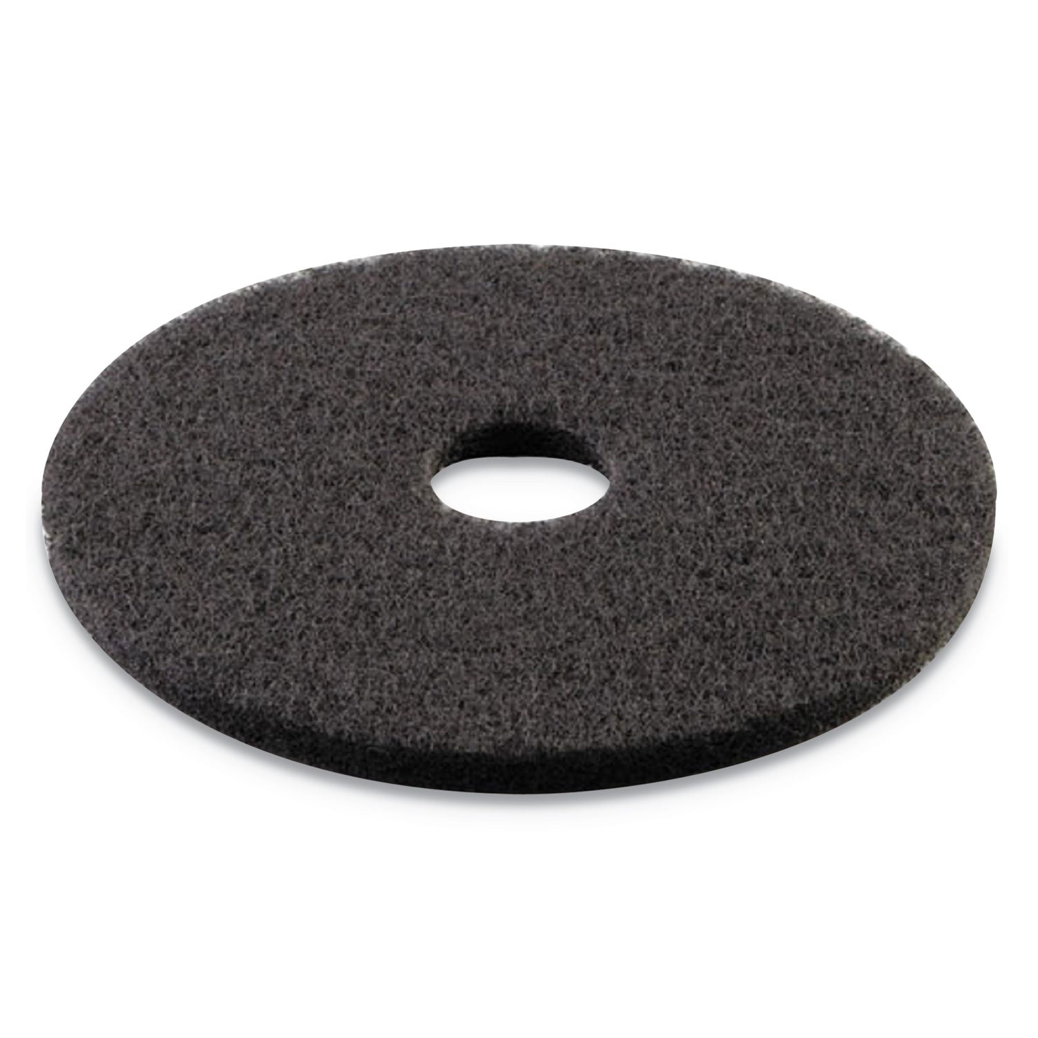 Boardwalk Stripping Floor Pads, 14" Diameter, Black, 5/Carton