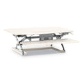 HON Coordinate Portable Desktop Riser, 35.04" x 31.1" x 5" to 16.54", White