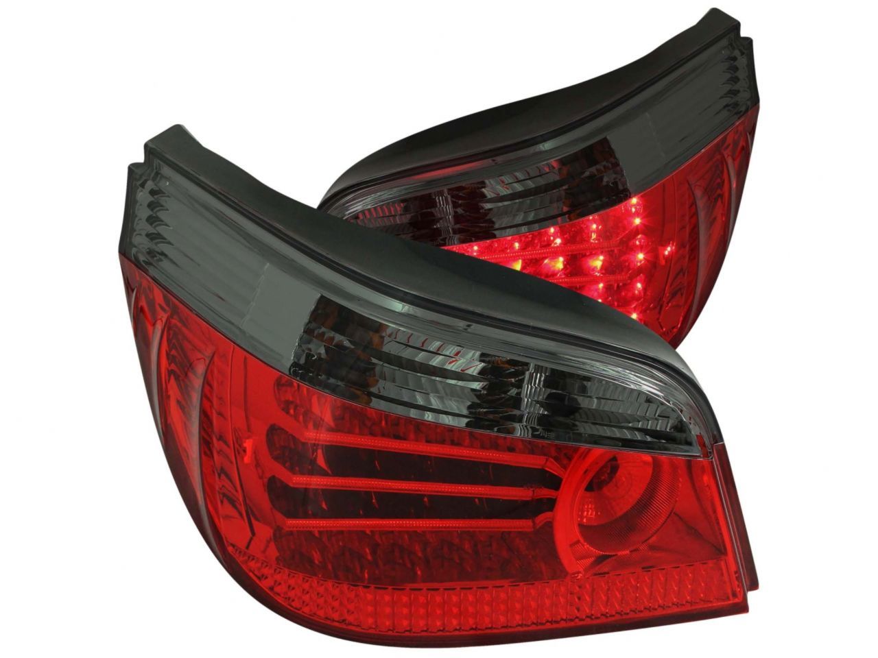 Anzo 2004-2007 BMW 5 Series E60 LED Tail lights Red/Smoke