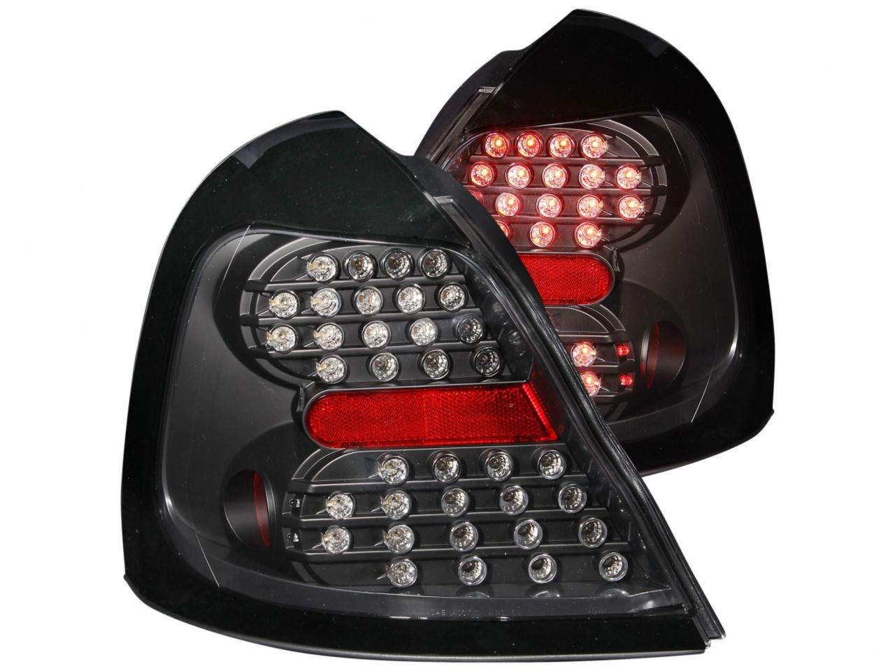 Anzo 2004-2008 Pontiac Grand Prix LED Tail lights Black