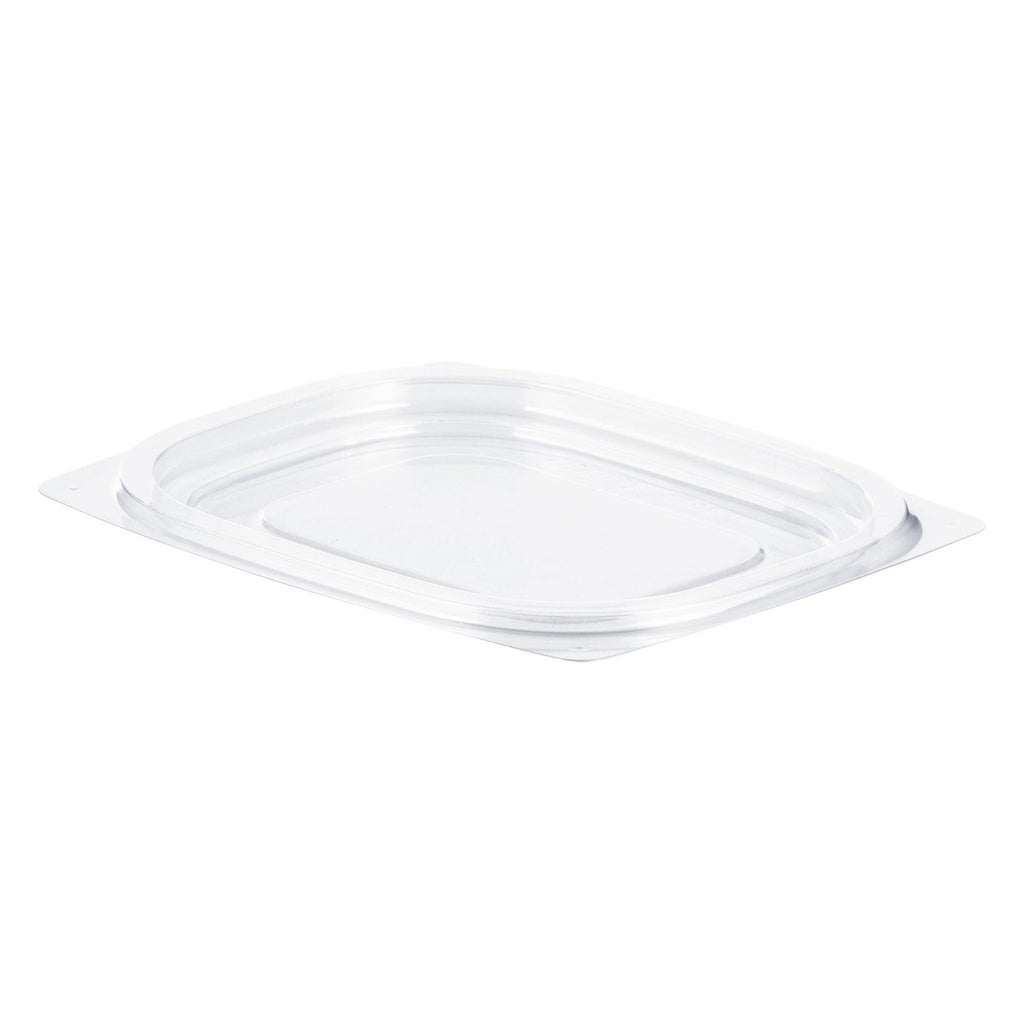 Dart ClearPac Clear Container Lids, 4.1 x 4.9, Clear, Plastic, 1,008/Carton