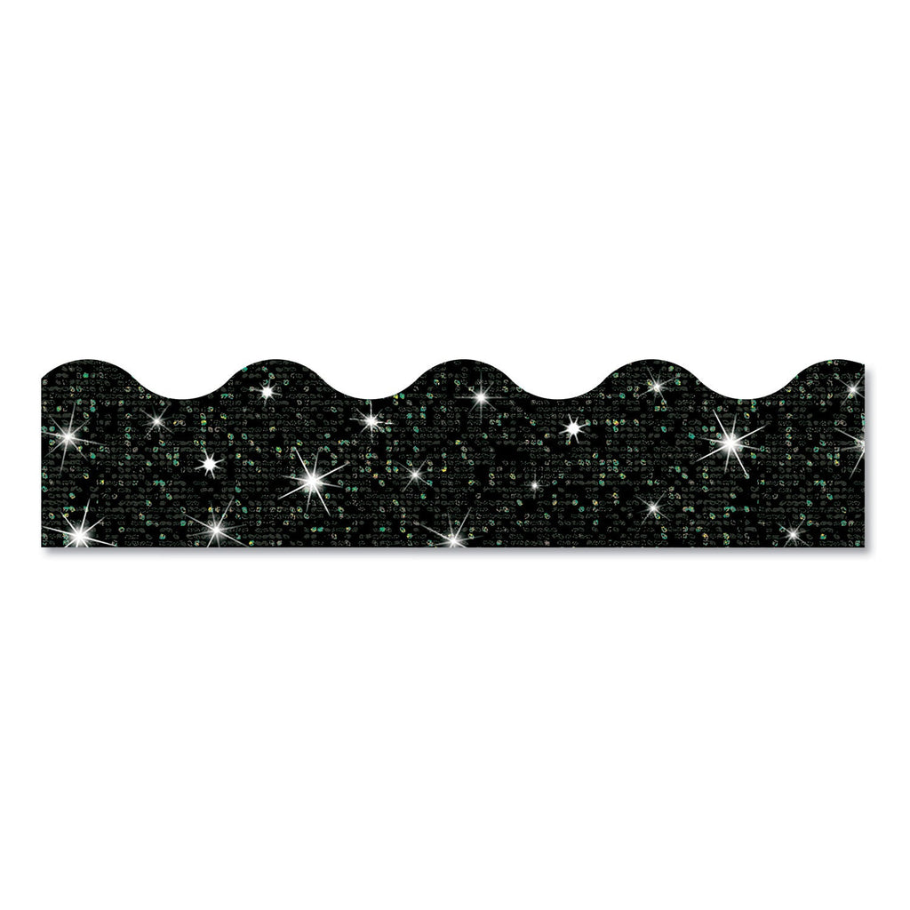 TREND Terrific Trimmers Sparkle Border, 2.75" x 32 ft, Black