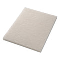 Americo Polishing Pads, 14 x 28, White, 5/Carton