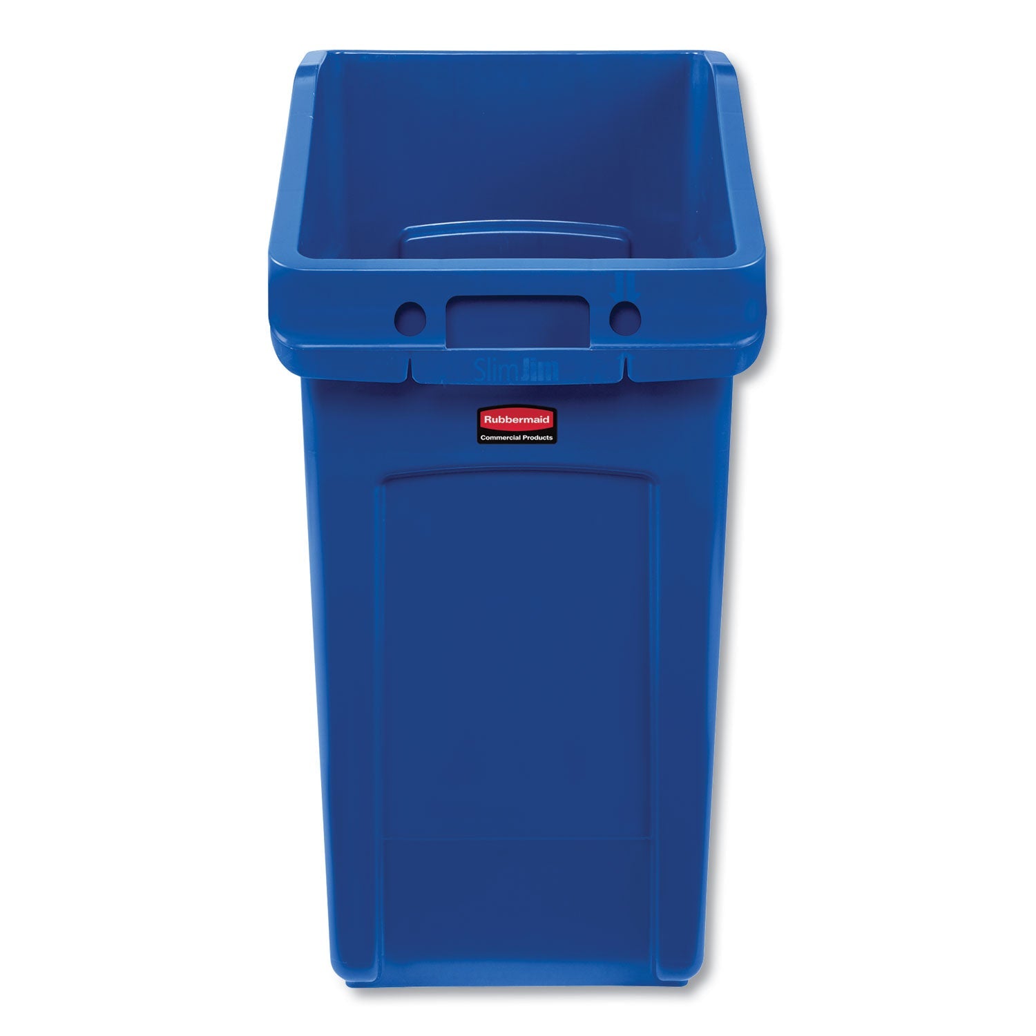 Rubbermaid Slim Jim Under-Counter Container, 23 gal, Polyethylene, Blue