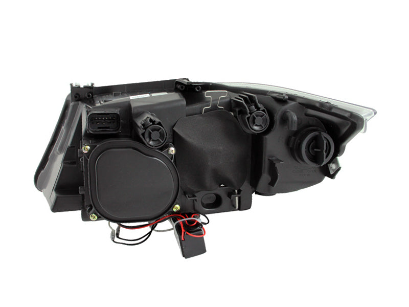 Anzo 2006-2008 BMW 3 Series E90-E91 Projector Headlights w/ Halo w/ LED Bar