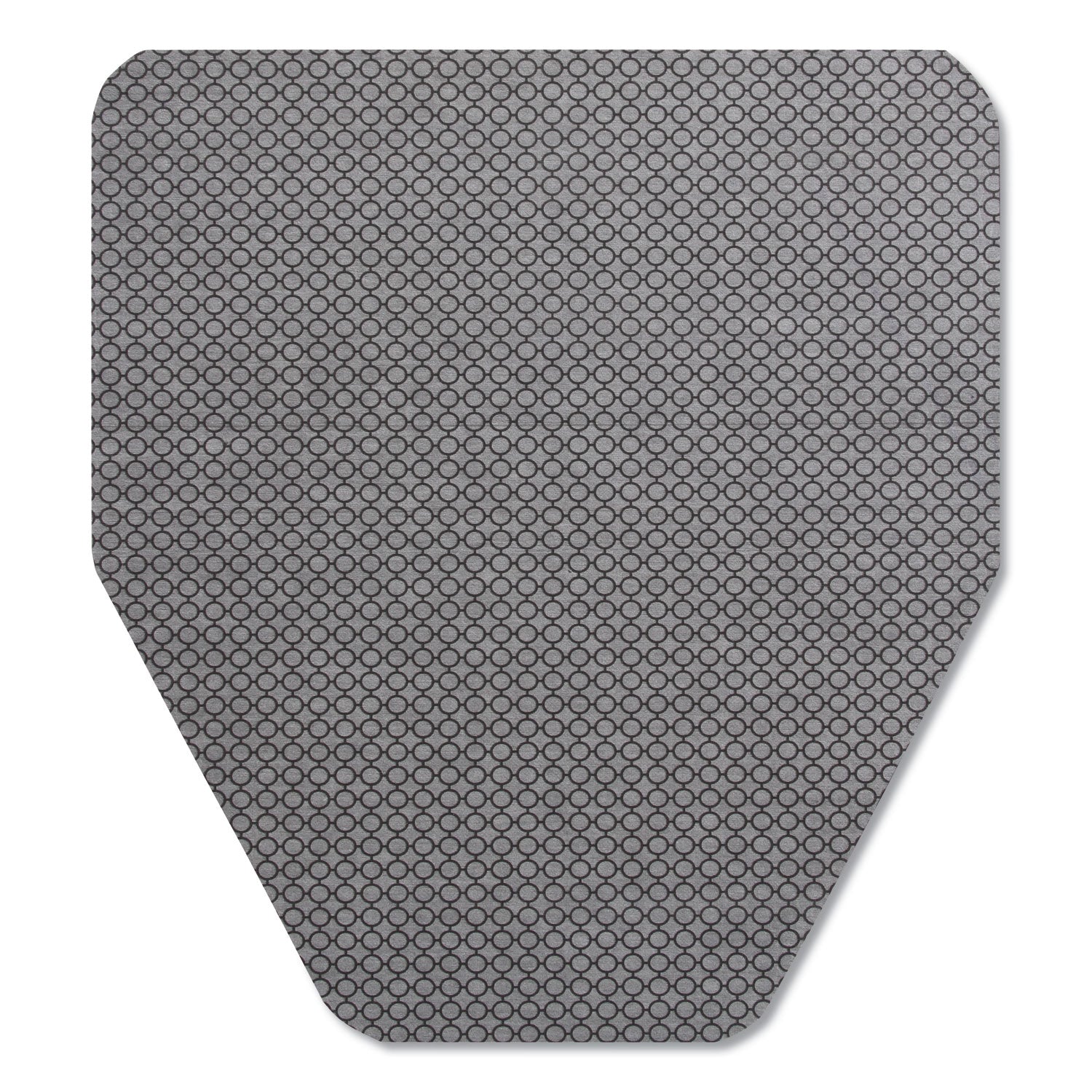 TOLCO Komodo Urinal Mat, 18 x 20, Gray, 6/Carton