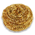 Kurly Kate Brass Scrubber, 50 g, Gold, 72/Carton