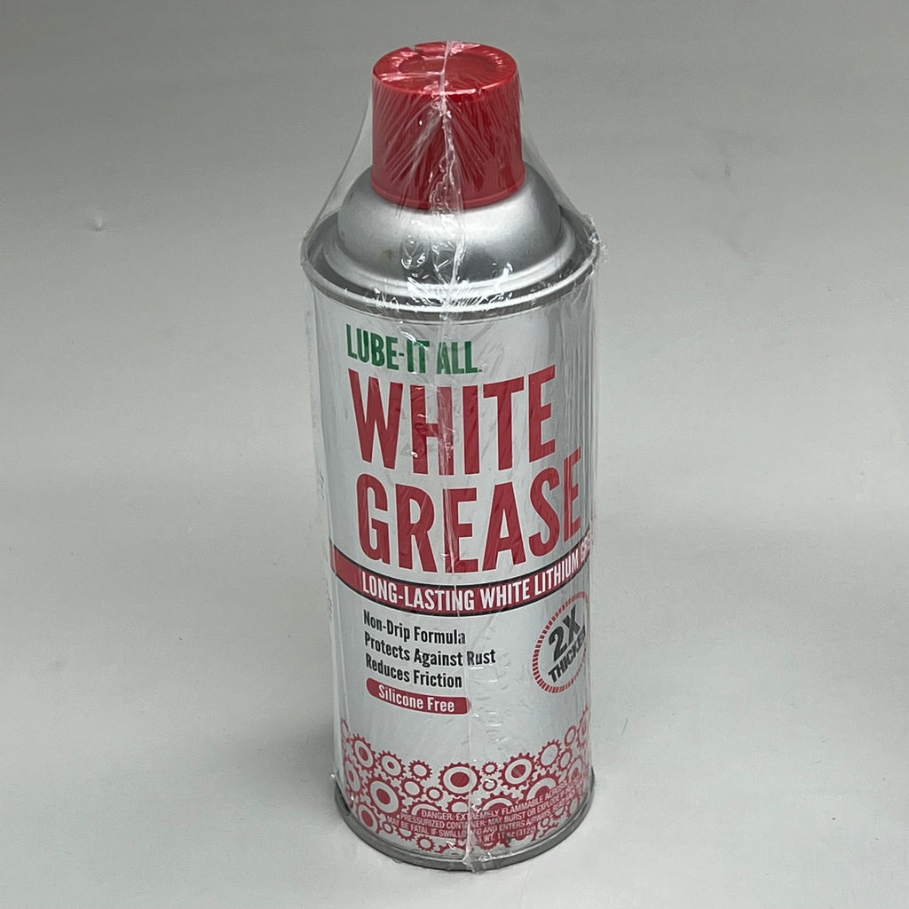 LUBE-IT ALL (2 PACK) Long Lasting Premium White Lithium Grease 11oz WG16