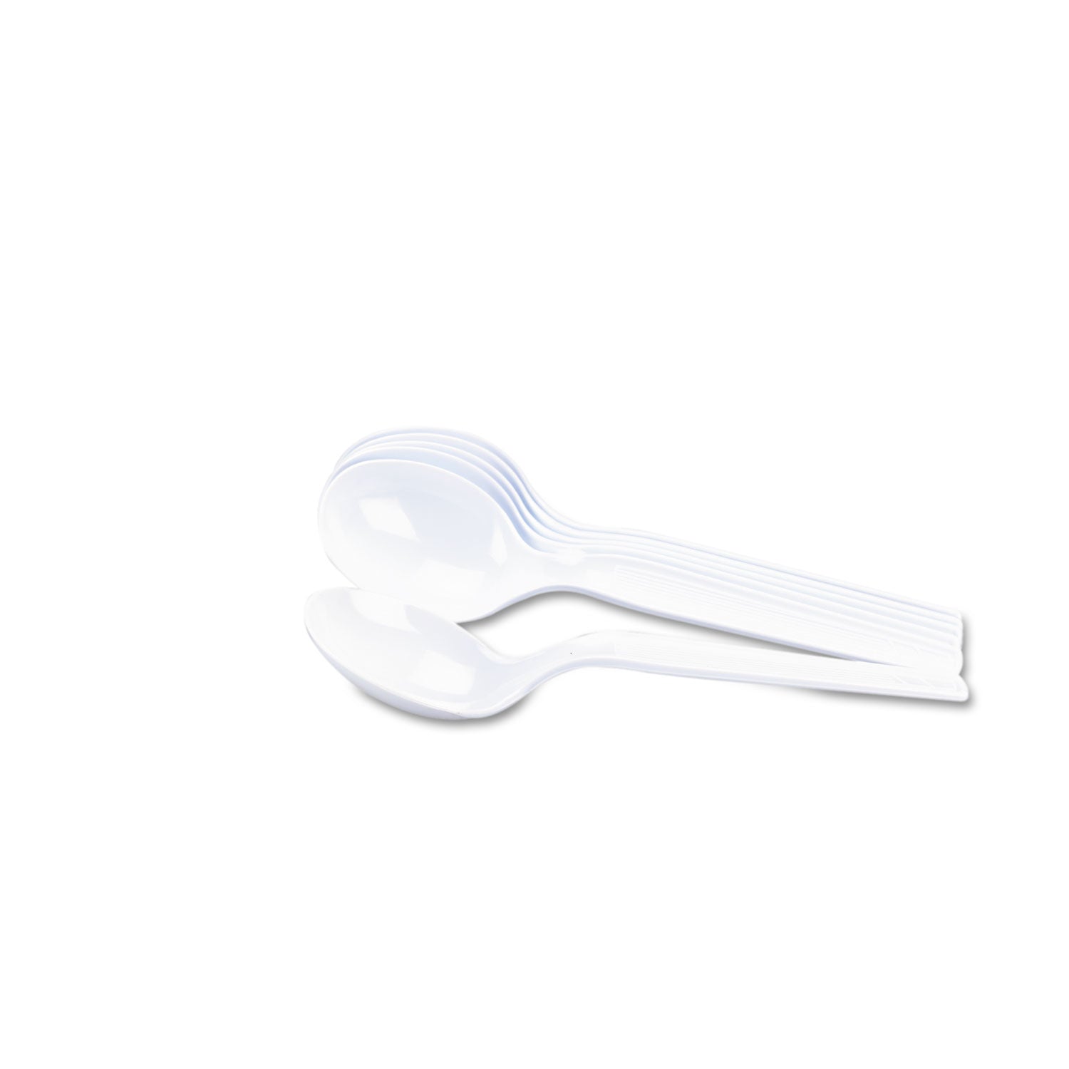 Dixie Plastic Cutlery, Heavy Mediumweight Soup Spoon, 1,000/Carton