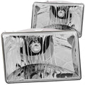 Anzo 1993-1998 Jeep Grand Cherokee Crystal Headlights Chrome