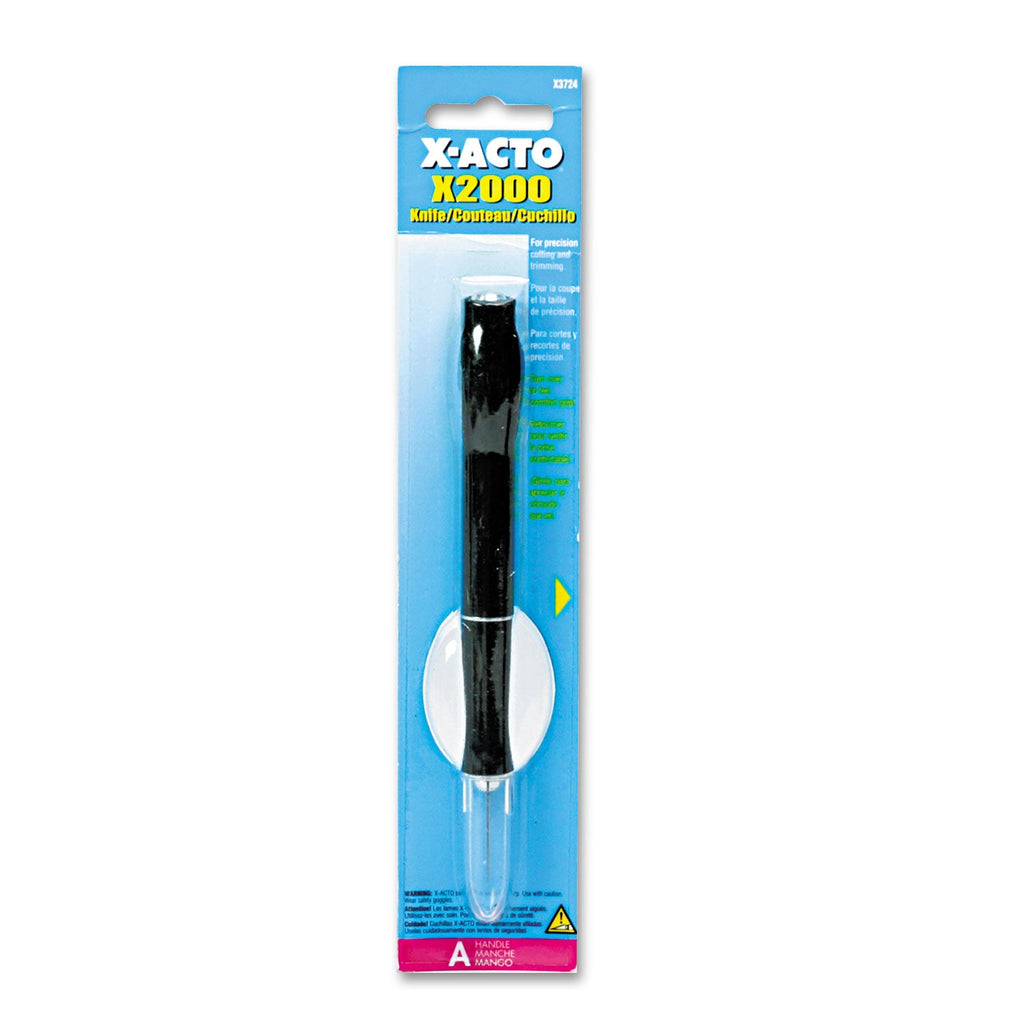 X-ACTO X2000 No-Roll Rubber Barrel Knife with #11 Replaceable Blade and Safety Cap
