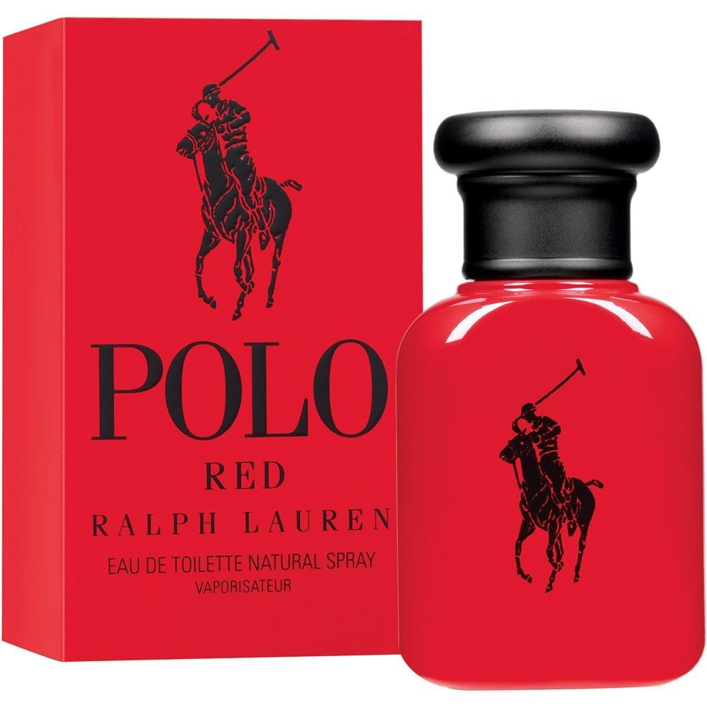 Ralph Lauren Polo Red Eau De Toilette for Men 4.2 Fl Oz
