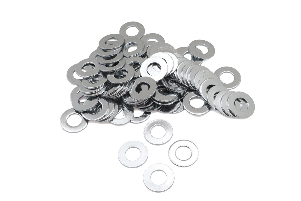 Chrome Flat Washers 7/16 inch Inner Diameter