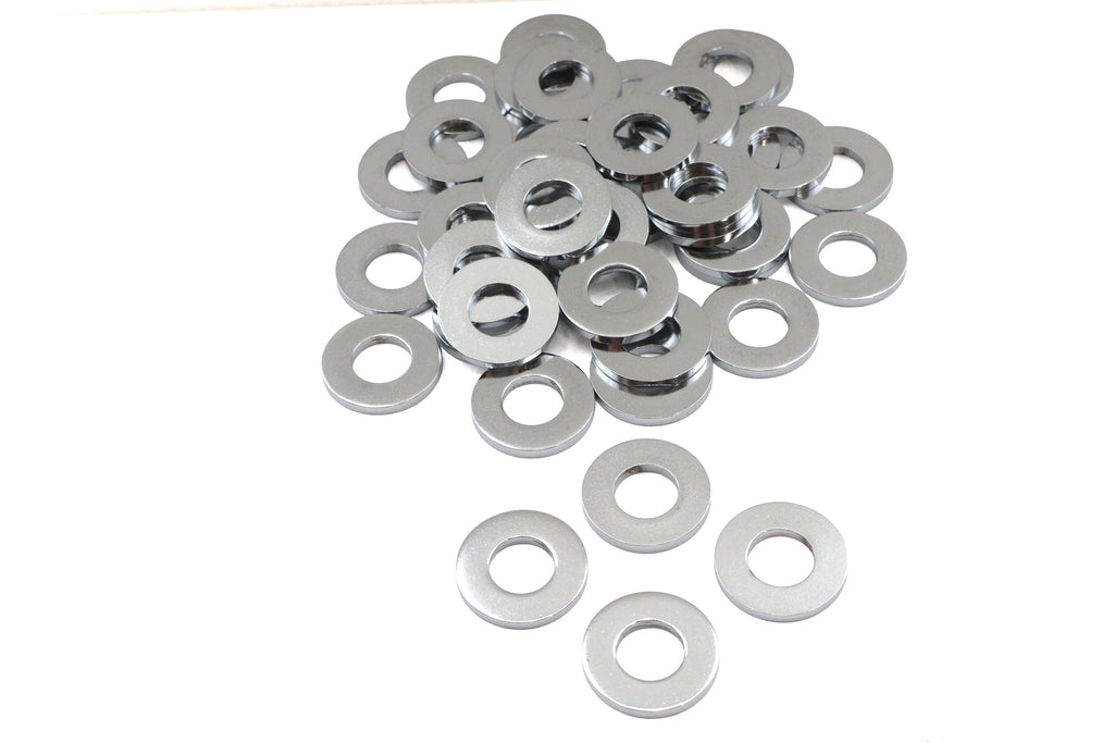 Chrome Flat Washers 7/16 inch, Extra Thick