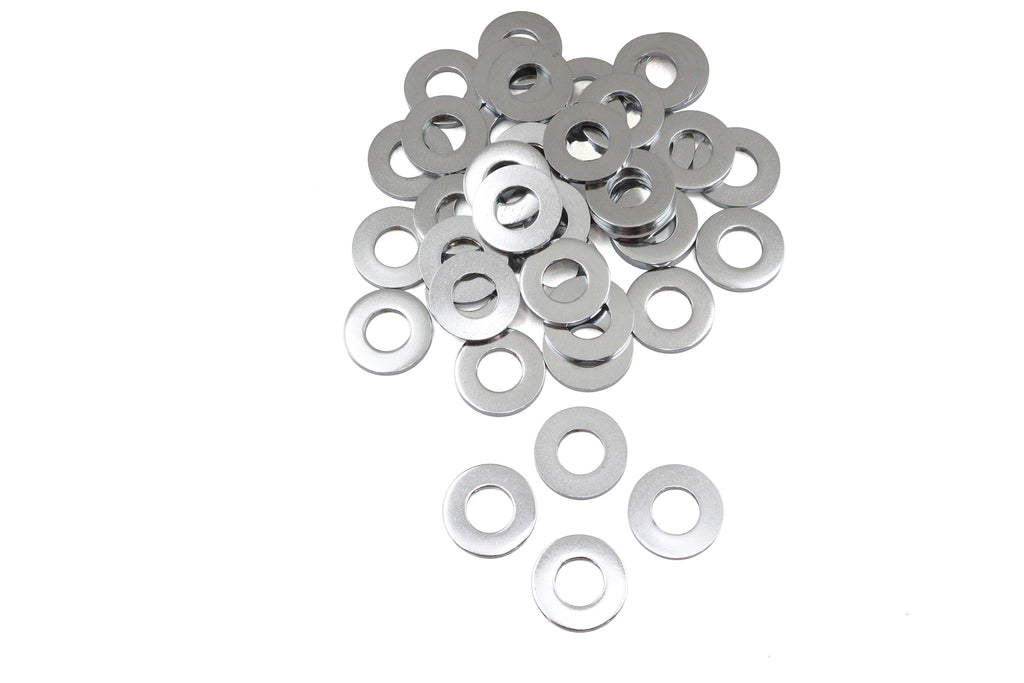 Chrome Flat Washers 7/16 inch, Extra Thick