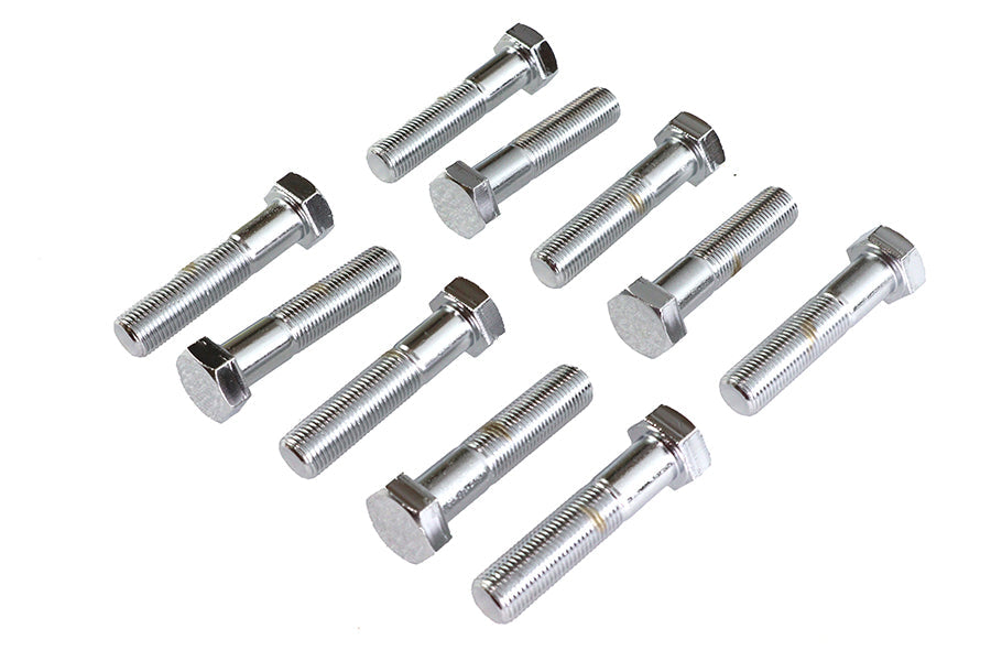 Hex Cap Bolts Chrome 1/2 inch x 2-1/4 inch