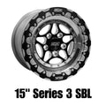 Belak Wheels Belak 15x10 Single Beadlock 5x115 Series 3 6in Backspace 15105115S36BS-SBL