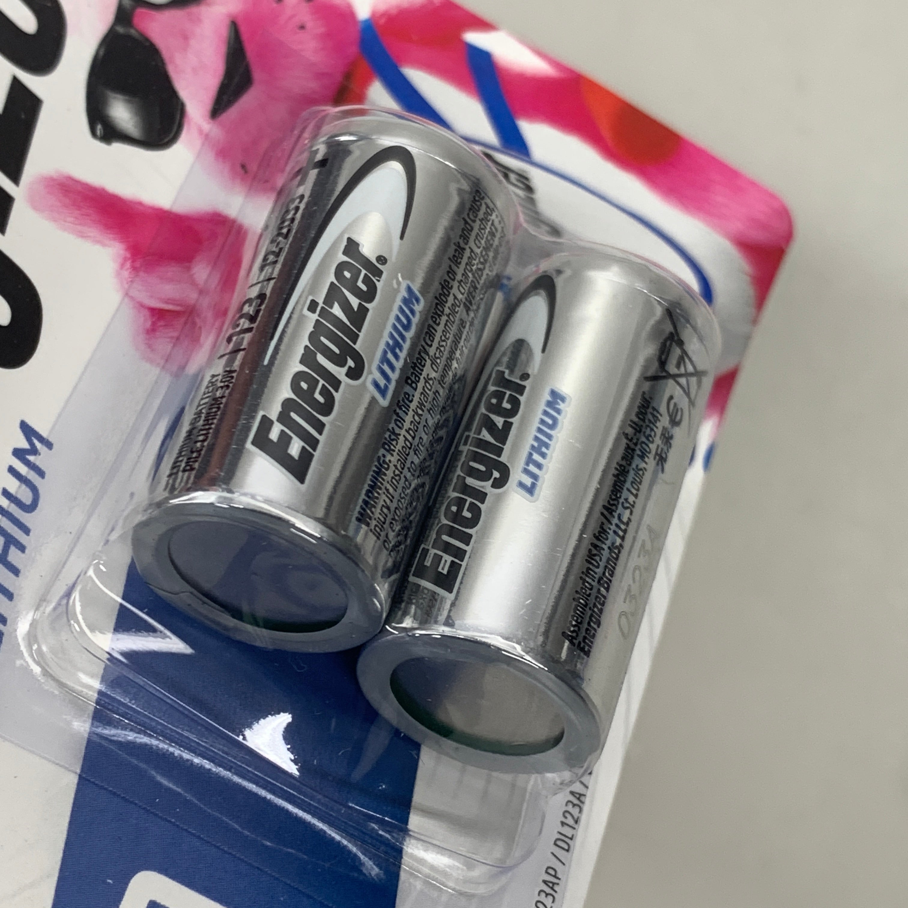 ENERGIZER (2 PACK, 4 Total Batteries) Lithium 123 3 V 1.5 mAh Camera Battery EL123APB2